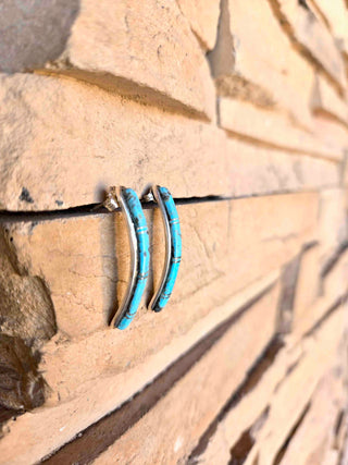 RTS ★ Glam Zuni Curved Bar Earrings