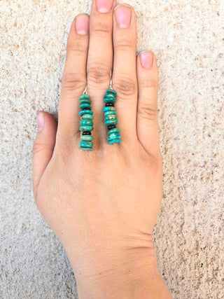 RTS ★ Turquoise Mountains Beaded Earring + Necklace Set