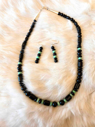 RTS ★ So Chic Beaded Earring + Necklace Set