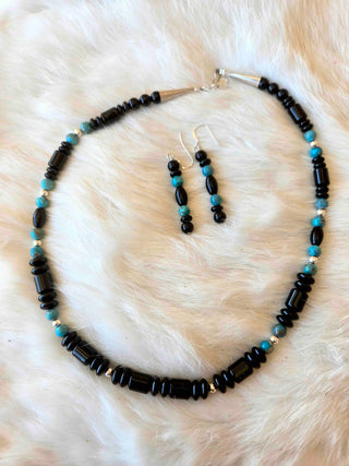 RTS ★ Nocturne Beaded Earring + Necklace Set