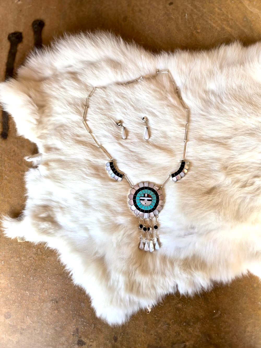 RTS ☆ Zuni Sunface Ceremonial Necklace – Turquoise Tuesday