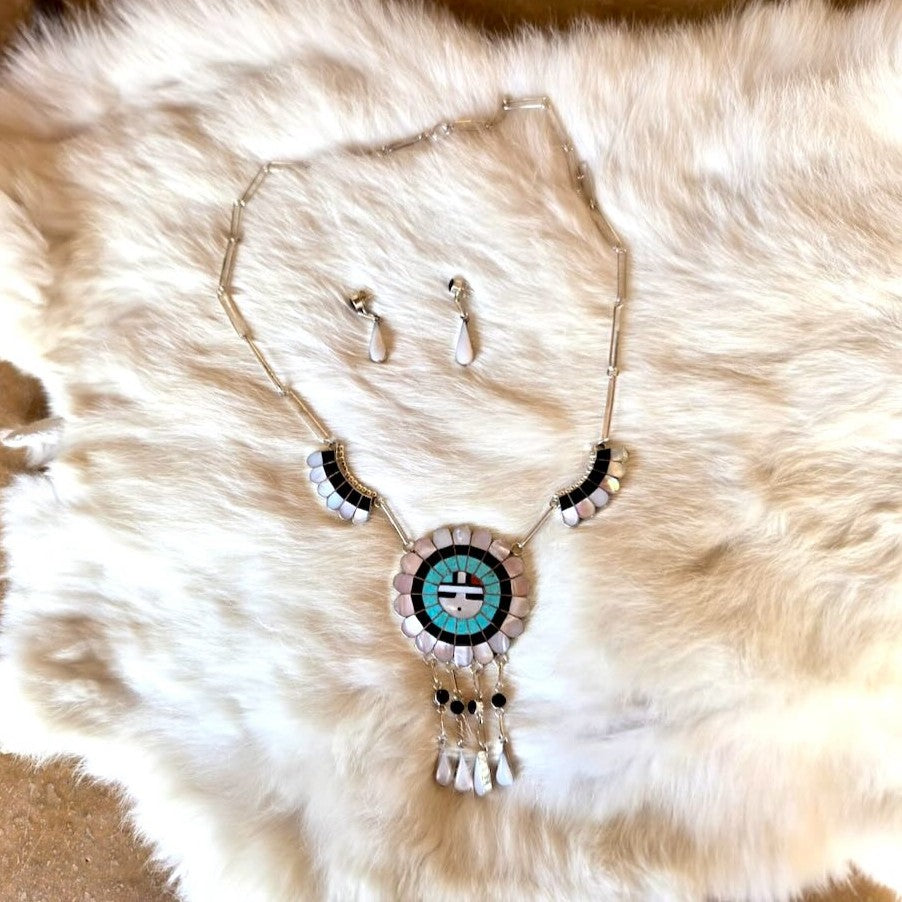 アクセサリー syuzi331 RTS ☆ Zuni Sunface Ceremonial Necklace – Turquoise Tuesday