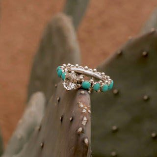 Wild Love Topaz Eternity Ring