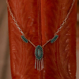 RTS ★ Zuni Needlepoint Cluster Necklace