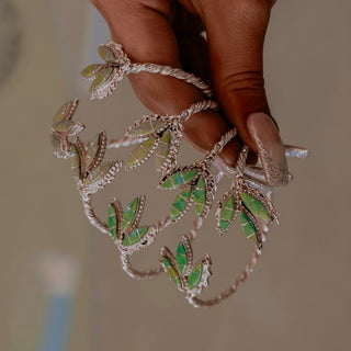 RTS ★ Zuni Three Leaf Green Cuff