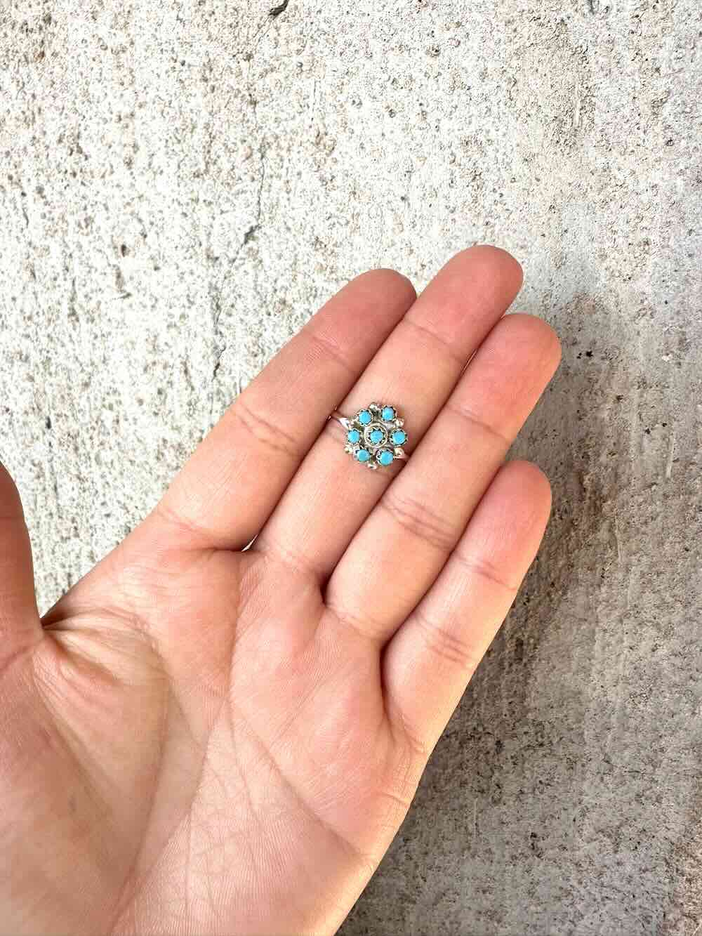 RTS ☆ Zuni Flower Ring – Turquoise Tuesday