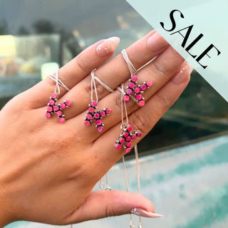 RTS ★ Mini Porter Necklace ★ Pink Faux Opal