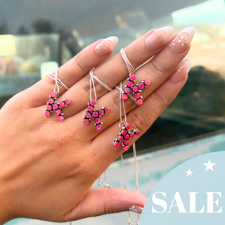 RTS ★ Mini Porter Necklace ★ Pink Faux Opal
