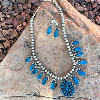 RTS ★ Salina Warner Turquoise Squash Blossom Set