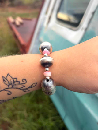 RTS ★ Chunky Pink Beaded Bracelet