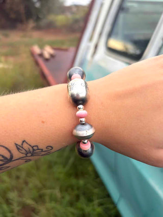 RTS ★ Chunky Pink Beaded Bracelet