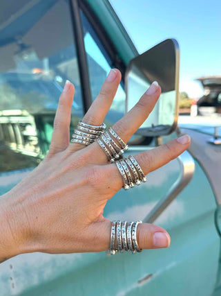 RTS ★ Badass Unisex Turquoise Stacker Ring
