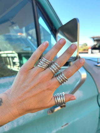 RTS ★ Badass Unisex Turquoise Stacker Ring