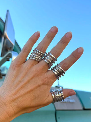 RTS ★ Badass Unisex Turquoise Stacker Ring