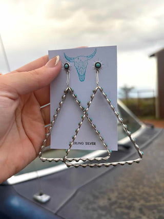 RTS ★ Large Triad Hoop Earrings