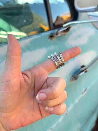 RTS ★ Badass Unisex Turquoise Stacker Ring
