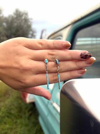 RTS ★ Fine Zuni Dangle Earrings