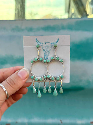 RTS ★ Come To Light Earrings ★ Green Turquoise