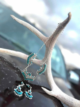 RTS ★ Zuni Fly Solo Necklace + Earrings Set
