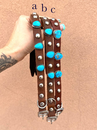 RTS ★ Barkin' Mad 3 Stone Dog Collar