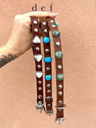 RTS ★ Barkin' Mad 3 Stone Dog Collar