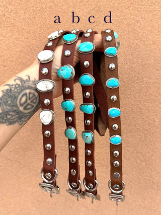 RTS ★ Barkin' Mad 4 Stone Dog Collar