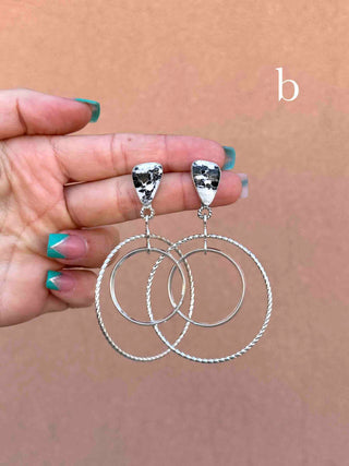 RTS ★ Double Trouble Hoops ★ White Buffalo