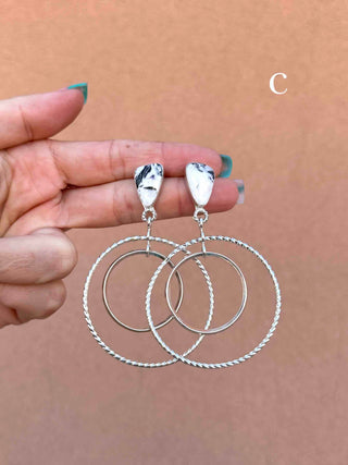 RTS ★ Double Trouble Hoops ★ White Buffalo