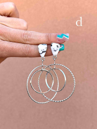 RTS ★ Double Trouble Hoops ★ White Buffalo