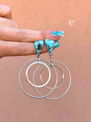 RTS ★ Double Trouble Hoops ★ Turquoise