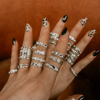 RTS ★ Goldie Stacker White Buffalo Ring