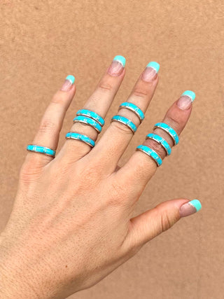 RTS ★ Glam Turquoise Stacker