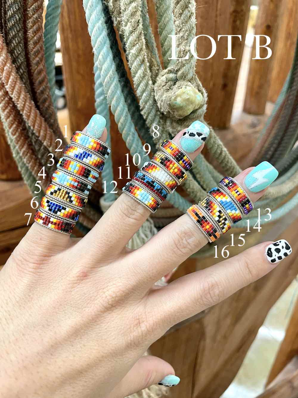 RTS ☆ Beaded Ring Size 6.5 – Turquoise Tuesday