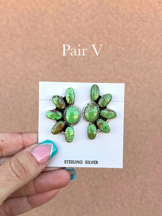 RTS ★ Navajo Half Cluster Earrings