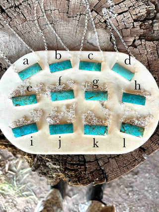 RTS ★ Classic Bar Necklace ★ Patagonia Turquoise