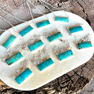 RTS ★ Classic Bar Necklace ★ Patagonia Turquoise