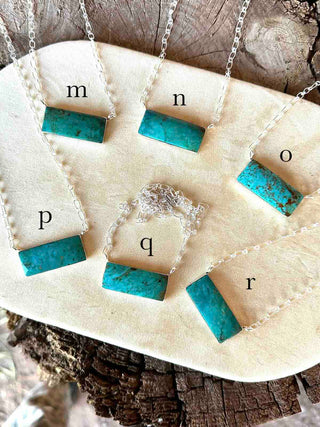 RTS ★ Classic Bar Necklace ★ Patagonia Turquoise
