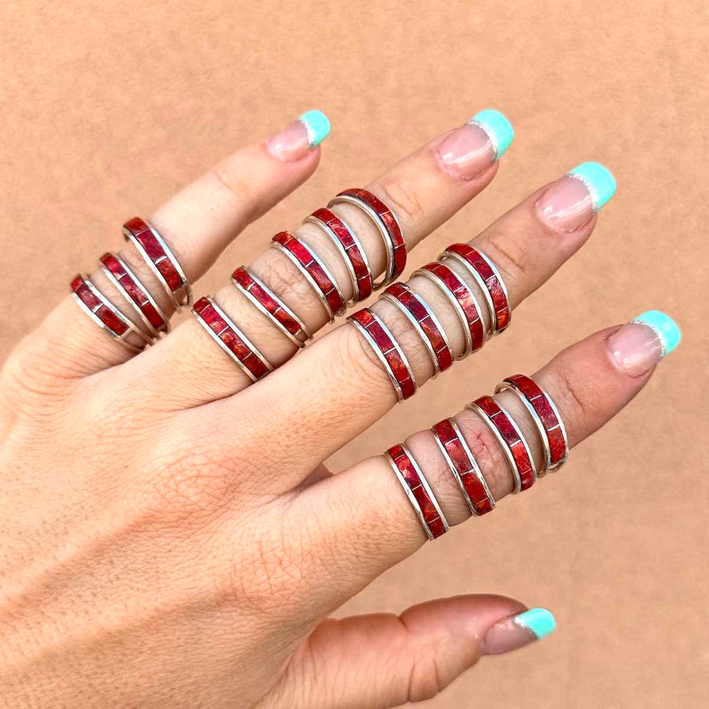 RTS ★ Goldie Stacker Red Ring – Turquoise Tuesday