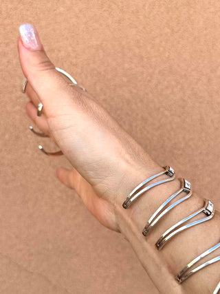 RTS ★ New Chevron Cuff ★ White Buffalo