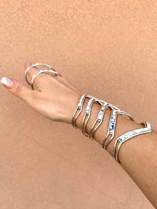 RTS ★ New Chevron Cuff ★ White Buffalo