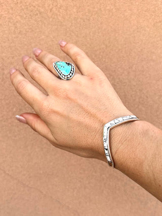 RTS ★ New Chevron Cuff ★ White Buffalo