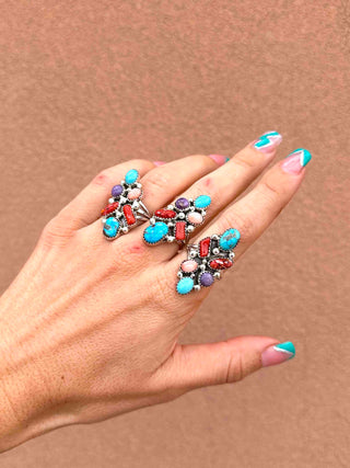 RTS ★ Rainbow Cluster Ring ★ Size 9