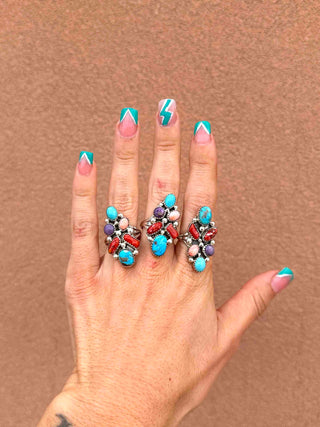 RTS ★ Rainbow Cluster Ring ★ Size 9