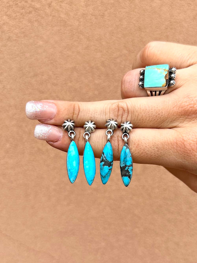 RTS ★ Starburst Turquoise Drop Earrings