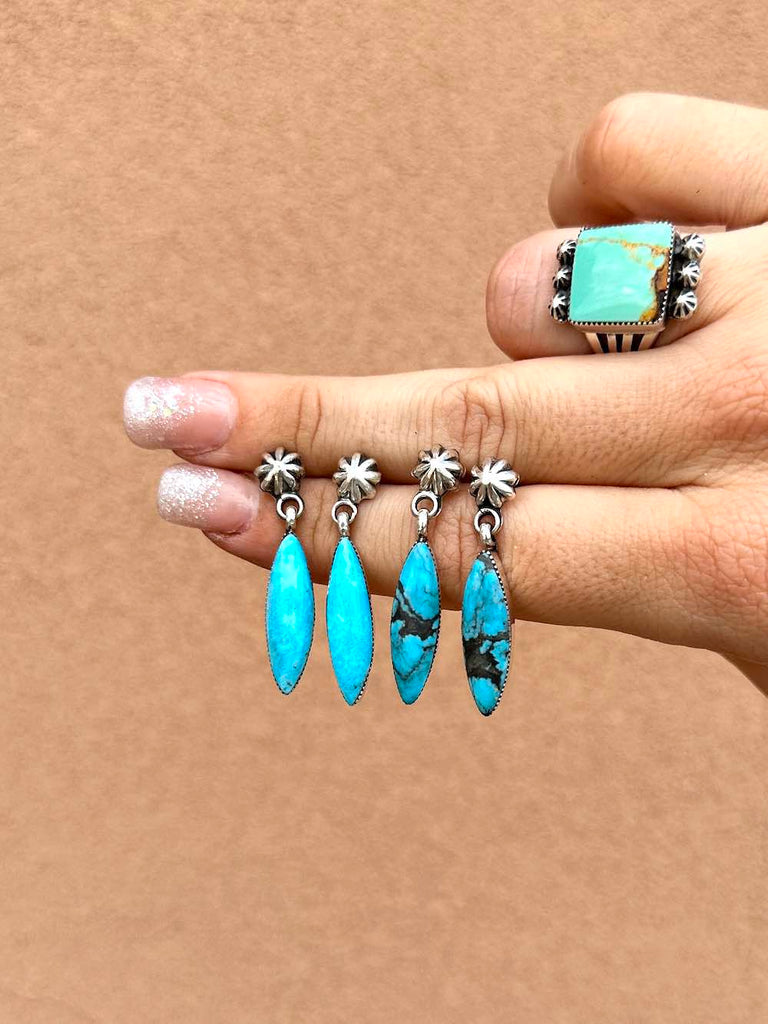 RTS ★ Starburst Turquoise Drop Earrings