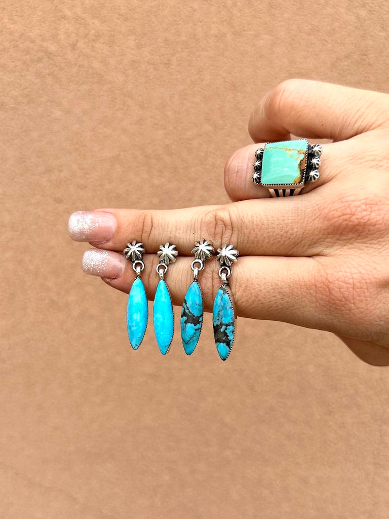 RTS ★ Starburst Turquoise Drop Earrings