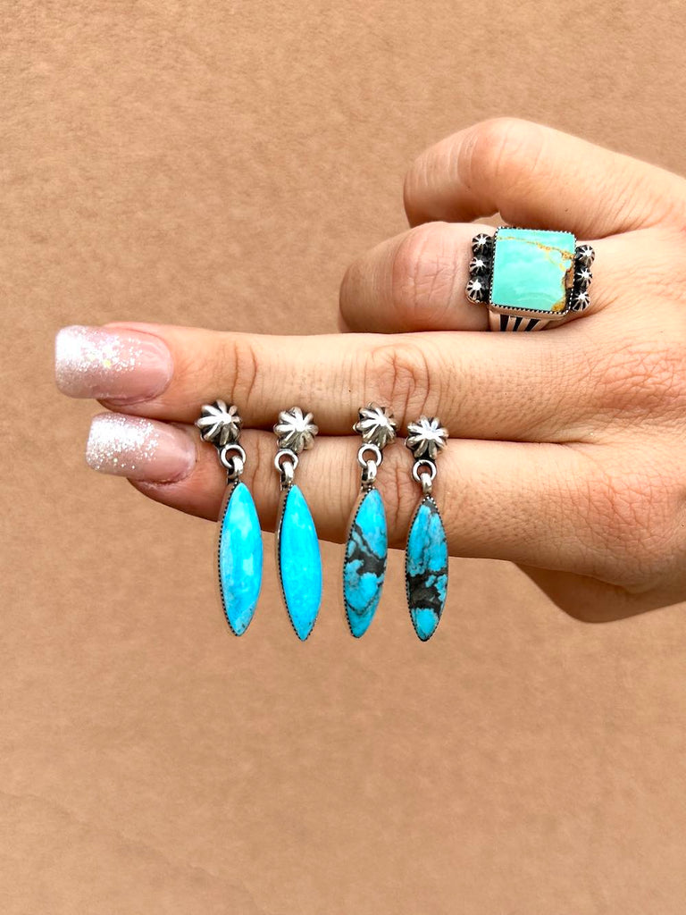 RTS ★ Starburst Turquoise Drop Earrings