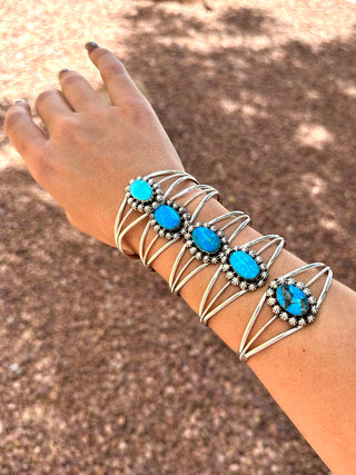 RTS ★ Triple Prong Cuff ★ Blue