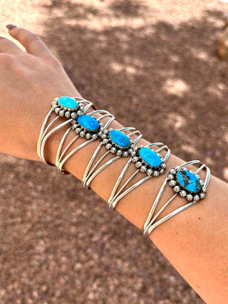 RTS ★ Triple Prong Cuff ★ Blue