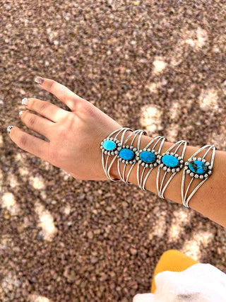 RTS ★ Triple Prong Cuff ★ Blue